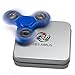 Fidget Spinner Toy Ceramic Bearing Ultra Durable Best Stress Reducer Relieves ADHD Anxiety and Boredom-Spins Last for 2mins (Blue)