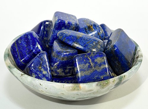 5pcs Natural Blue Lapis Lazuli w/ Pyrite Cabochon Pebbles Polished Gemstone Crystal Mineral Specimen Cabs - Afghanistan