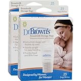 Dr. Brown's Breastmilk Storage Bags, 25 Count (Set of 2)