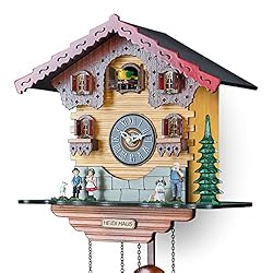 TIMEGEAR Cuckoo Wall Clock with Quartz Movement and