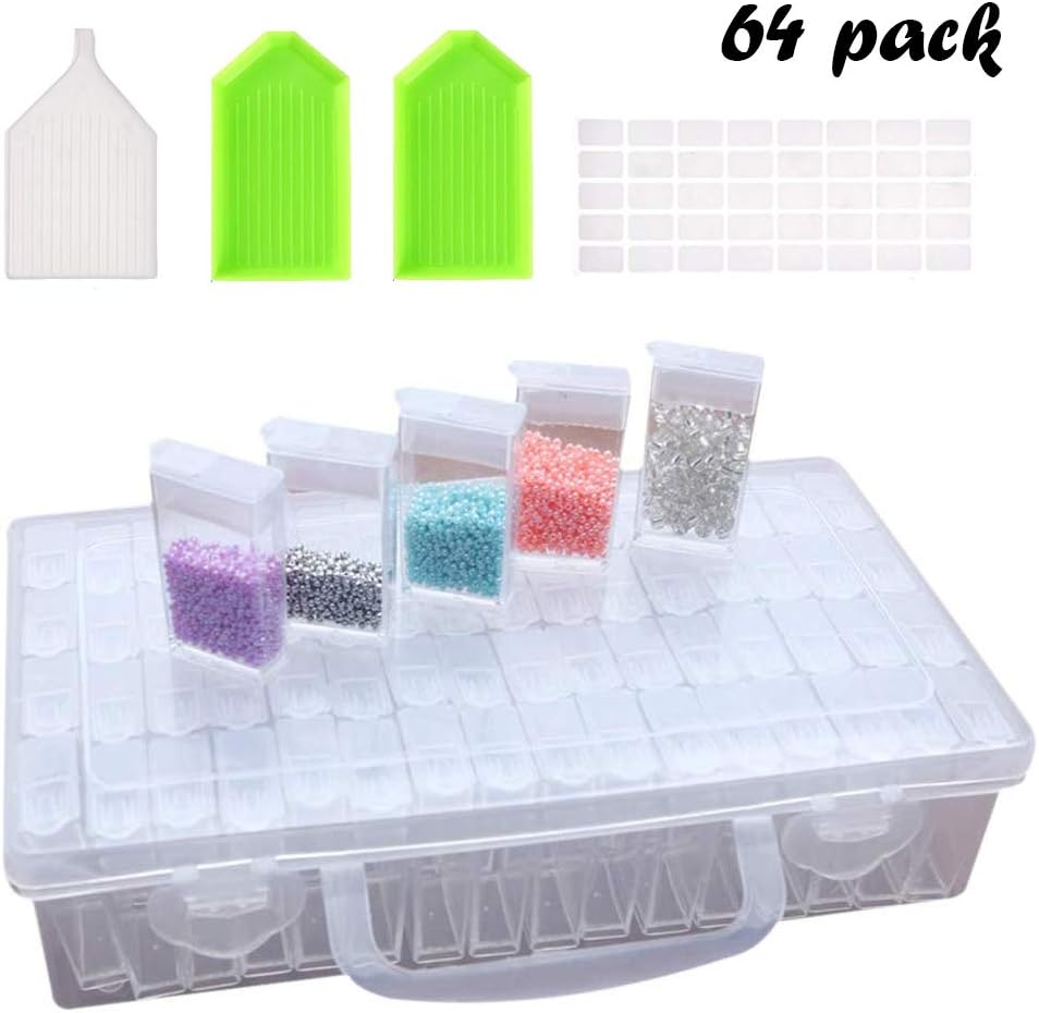 Diamond Painting Storage Boxes,Jewelry Drill Storage Box,Plastic Bead Storage Containers,Diamond