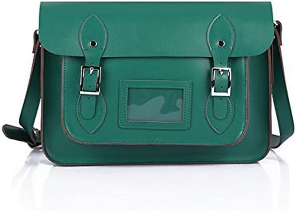 Real Leather Yasmin Bags Satchel - with FREE trolley/locker coin key-ring!