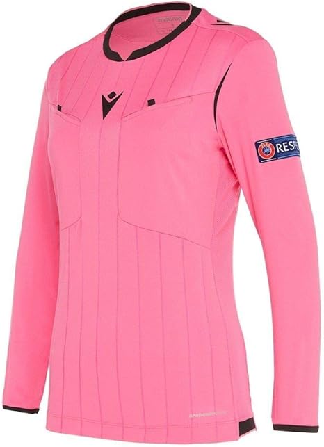 pink referee shirt