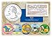 2004 US Statehood Quarters COLORIZED Legal Tender 5-Coin Complete Set w/Capsules by Merrick Mint