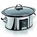 Crock-Pot 6.5-Quart, Programmable Touchscreen Slow Cooker, Silver, SCVT650-PS