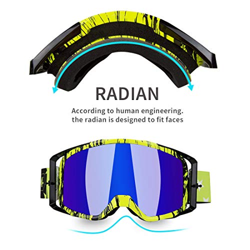 4 JAMIEWIN+Goggles+Motorcycle+Motocross+Glasses
