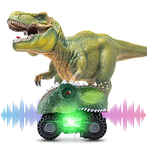 2 Dinosaur+Vehicles+Light+Sound+Toddlers