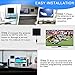 【2019 Newest】 HDTV Antenna, 60-80 Miles Long Range Indoor Amplified Digital TV Antenna with Amplifier Signal Booster Support 4K Local Channels Broadcast - Extremely High Reception