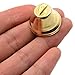 Welecom Pack of 60 Pcs Craft Bells Decorative Brass Bells for Christmas Festival Decor DIY Craft, 1 inch