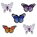 Buytra 11 Pieces Flowers Butterfly Iron on Sew on Patches Embroidery Applique Patches for Jeans, Jackets, Clothing, Bags