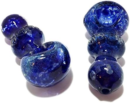 Glass "Outer Space" Spoon (Blue)