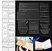 13x New Clear Acrylic Wallet Pattern Stencil Template Set Leather Craft DIY Tool