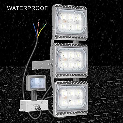 Motion Sensor Light, STASUN 90W 8100lm LED Flood Light with Wider Lighting Area, 6000K Daylight, Built with Cree LED Source, Waterproof, Great for Driveway Patio Garden