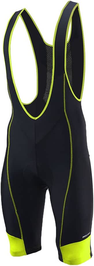 Download Amazon.com: ARSUXEO Men's Cycling Bike Bib Shorts Yellow ...