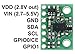 VL6180X Time-of-Flight Distance Sensor Carrier with Voltage Regulator, 60cm max