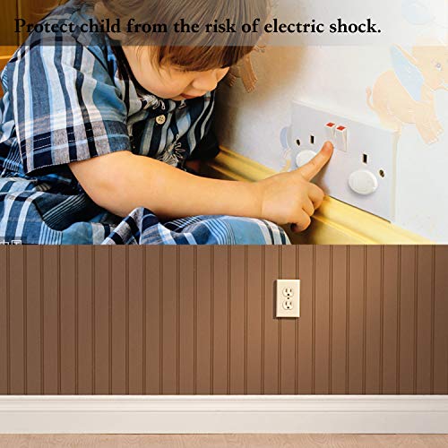 Baby Safety Locks Kit(21 Pieces),12 Outlet Covers, 4 Clear Corner Protectors, 2 Child Safety Cabinet Locks,2 Baby Door Locks,6.56ft Edge & Corner Guards Bumper,No Drill Required Full Baby Proof Set