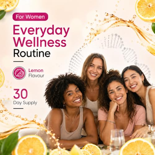 Multi Collagen Liquid Supplements for Women Men, Travel Sachets, 30 sachets | Hydrolyzed Bovine & Marine Blend, Types I, II, III, IV & V, With Vitamin C & Biotin, Halal Certified , Peptides 3000mg