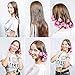 30PCs Silicone Rollers Hair Curlers DIY Hair Style - No-Heat Styling 15pcs x Big, 15pcs x Small Hair Care Curling Rollers - Easy-to-Use Hair Tools & Accessories By GOVARI