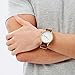 Komono KOM-W1931 Men's Magnus Brown, Gold Leather Band with White Dial Watch
