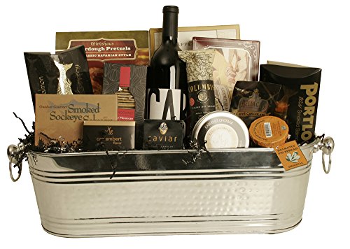 Wald Imports Silver Galvanized Tin  Beverage Bucket/Pail/Tub - Thumbnail 2