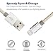 iPhone Charger Chamfind,iPhone Lightning to USB Cable (3Pack 6FT) Syncing and Charging Cord for iPhone7 Plus 6 6s Plus 5 5s 5c SE, iPad Air,Mini Air Pro iPod (GoldSilver)