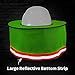 3 Pack - Sun Visor Hard Hat Sun Shield- Fitted with Ventilation Holes, Reflective Strip, Full Brim and Neck Cover Sun Shield Mesh