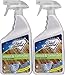 Black Diamond Stoneworks Wood & Laminate Floor Cleaner: For Hardwood, Real, Natural & Engineered Flooring –Biodegradable Safe for Cleaning All Floors. Streak-Free, Easy To Use, Non-Toxic, No-Rinse!