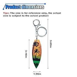 Summer Beach Favors Car Keychain Presents, Acrylic