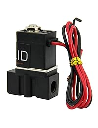 1/8" Nylon Electric Válvula Solenoide 12 V DC normalmente cerrado NBR