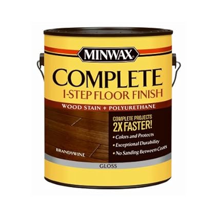 Minwax 672060000 Complete 1 Step Floor Finish 1 Gallon Brandywine