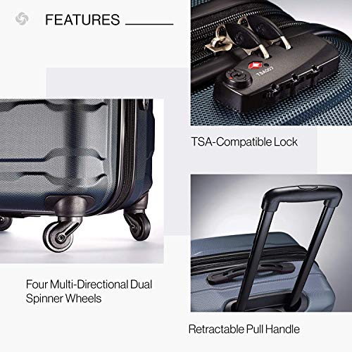 Samsonite Omni PC Hardside Expandable Luggage with Spinner Wheels, 3