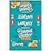 LATE JULY Snacks Crackers Organic Peanut Butter Minis Crackers, 4.6 lb. Box, 8-count, 1.125 oz. snack packs