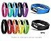 JOMOQ small Replacement Accessory Wrist Bands with Plastic Clasps for Garmin Vivofit 10pcs (No Tracker, Replacement Bands Only) primary