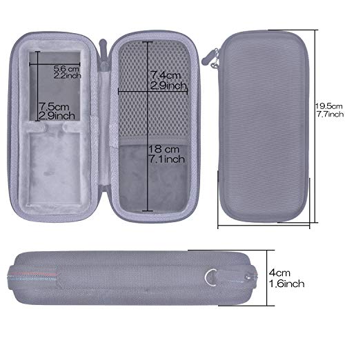 Rancco 2 in 1 Protector Case for Samsung T5 T3 T1 Portable 250GB 500GB 1TB 2TB SSD USB 3.1 Type C External Solid State Drives, Samsung T5 Storage Case Shockproof Travel Carrying Bag[7.7x3.6x1.7inch] - Thumbnail 6