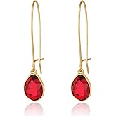 LILIE&WHITE Gold Teardrop Dangle Earrings For Women In Resin Drop Earrings Hypoallergenic Earrings Fashion Jewelry Gift Earrings