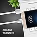 Micro USB Cable, KEOC 4Pack [10FT 6FT 3FT 3FT] Super-Durable Nylon-Braided Android Charging Cord for Galaxy S7 Edge/S7/S6/S4/S3,Note 5/4/3 (white)