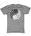 Guerrilla Tees Dungeons and Dragons yin yang Shirt Good and Evil DND Tshirts, Grey, Medium