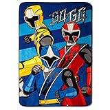 Power Rangers Blanket Oversized Plush 62" x