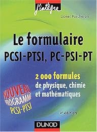 Le  formulaire PCSI-PTSI, PC-PSI-PT