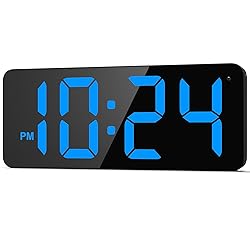 LED Digital Wall Clock with Large Display, Big