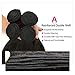 Hermosa Straight Hair 4 Bundles 10A Unprocessed Virgin Brazilian Straight Human Hair Weave Weft Bundles Natural Black (10 12 14 16)