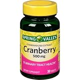 Spring Valley Standardized Extract Cranberry, 500 Mg, 30 Tablets