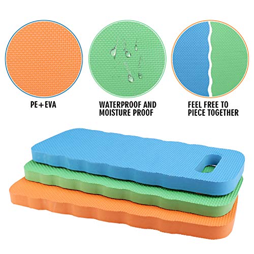 Kneeling Pad, Kneeling Mat, Home Use EVA Cushion Hassock for Picnic, Gardening, Yoga Exercise, Baby Bath Tub Bathing, Cleaning, Praying, Environmentally Friendly, Non-Toxic and Tasteless