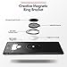 Galaxy Note 9 Case, HONTECH Ultra Thin Soft Silicone 360 Rotating Magnetic Car Mount Ring Holder Kickstand TPU Cover for Samsung Galaxy NOTE9, Black