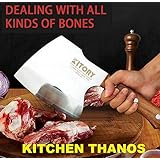 KITORY Meat Cleaver Heavy Duty Axes Butcher Knife Bone Breaker for Meat and Bone Chopper cutter breaker Traditional…