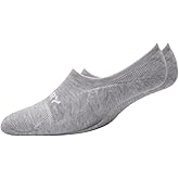 FootJoy Women's ProDry Ultra Low Cut Socks, Heather Grey, Fits Shoe Size 6-9