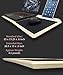 iSkelter Hover X+ - Ultimate Gamers LapDesk - Giant Gamers Mousepad - Heat Ventilation - Natural or Walnut Bamboo - Made in The USA (Extended - 17