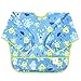 Bumkins Disney Baby Waterproof Sleeved Bib, Monsters Inc. Blue (6-24 Months)