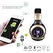ELEGIANT Wireless Bluetooth On-ear Headphones with Mic, HiFi Stereo Foldable Adjustable Headsets for iPhone Laptops Tablets and Other Smartphones Black Gold