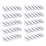 Brybelly Clear Acrylic Poker Chip Trays-Pack of 10